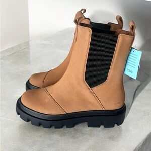Toms Tan Ankle Boots